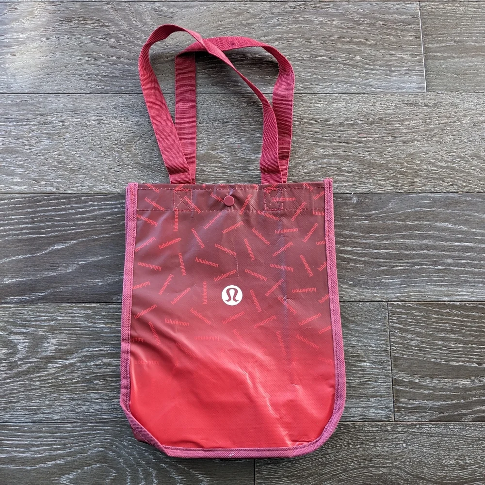 Lululemon Red Tote Bag